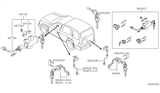 Diagram for 2000 Nissan Xterra Ignition Lock Cylinder - D8700-4S100