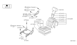 Diagram for Nissan Xterra Seat Motor - 87400-7Z800