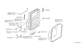 Diagram for Nissan Xterra Door Moldings - 82820-7Z000