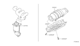 Diagram for 1999 Nissan Frontier Exhaust Heat Shield - 20853-3S600