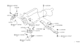 Diagram for Nissan Frontier Engine Mount Torque Strut - 11233-3S500