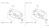 Diagram for 2002 Nissan Frontier Steering Column Cover - 48470-7Z800