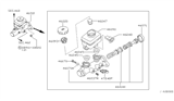 Diagram for Nissan 370Z Brake Fluid Level Sensor - 46048-64J21