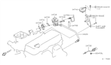 Diagram for 2001 Nissan Xterra EGR Valve Gasket - 14720-3S500