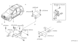 Diagram for Nissan Frontier Air Bag Control Module - 28556-7Z125