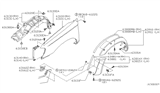 Diagram for 2000 Nissan Xterra Wheelhouse - 63840-7Z000