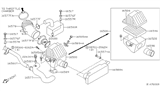 Diagram for 2003 Nissan Xterra Air Filter Box - 16500-9Z005