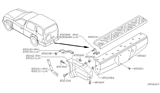 Diagram for 2001 Nissan Xterra Bumper - H5010-7Z020