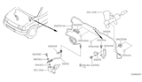 Diagram for Nissan Frontier Clutch Hose - 30855-2Z600