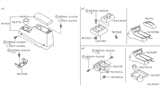 Diagram for 2002 Nissan Xterra Cup Holder - 96975-7Z010