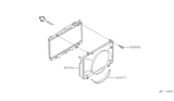 Diagram for 2002 Nissan Xterra Fan Shroud - 21476-3S502