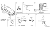 Diagram for Nissan Sentra Car Speakers - 284P3-4AM0A