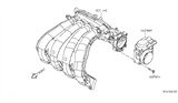 Diagram for Nissan Sentra Throttle Body - 16119-3RC0A