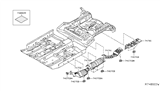 Diagram for 2015 Nissan Sentra Exhaust Heat Shield - 74758-3DB0A