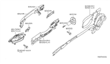 Diagram for 2013 Nissan Sentra Door Lock Actuator - 82500-3SG0A