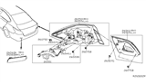 Diagram for Nissan Sentra Tail Light - 26555-3YU0A