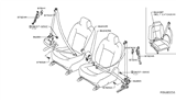 Diagram for 2018 Nissan Sentra Seat Belt - 86884-4FY8A