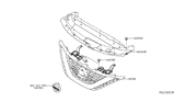 Diagram for Nissan Sentra Grille - 62310-5UD0A