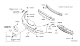 Diagram for 2014 Nissan Sentra License Plate - 96210-3SH0A