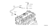 Diagram for Nissan PCV Hose - 11826-3RC1A