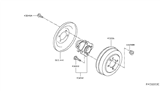 Diagram for 2019 Nissan Sentra Brake Drum - 43206-3SG0C