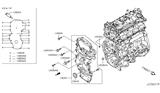 Diagram for 2015 Nissan Sentra Timing Cover - 13500-3RC0C