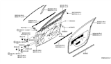 Diagram for 2019 Nissan Sentra Door Seal - 80835-3SG0A