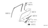 Diagram for Nissan Window Run - 82235-3SG0A