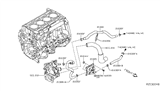 Diagram for 2014 Nissan Sentra Engine Oil Cooler - 21305-3RC0A