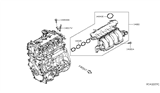 Diagram for Nissan Sentra Intake Manifold - 14001-3RC0B