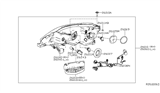 Diagram for Nissan NV Light Socket - 26243-3LM0A