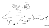 Diagram for 2017 Nissan Sentra ABS Sensor - 47910-3DA0A