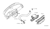 Diagram for Nissan Sentra Blower Control Switches - 27500-4AT2A