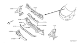 Diagram for 2014 Nissan Sentra Dash Panels - F7100-3SGMA