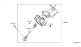 Diagram for Nissan Sentra Steering Shaft - 48080-3DN1A