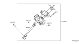 Diagram for Nissan Steering Column - 48810-3SG1A