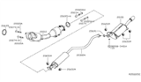 Diagram for 2018 Nissan Sentra Muffler - 20100-3SA1A