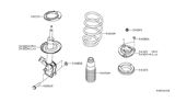 Diagram for 2016 Nissan Sentra Coil Springs - 54010-9AM0D