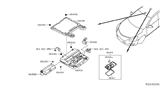 Diagram for 2014 Nissan Versa Note Dome Light - 26410-3AN0A