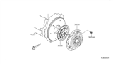 Diagram for 2013 Nissan Sentra Clutch Disc - 30100-3RC0A