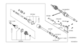 Diagram for Nissan Sentra CV Boot - C9G41-3ZN0B