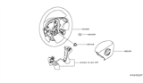 Diagram for 2016 Nissan Sentra Steering Wheel - 48430-3SG5A