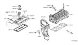 Diagram for 2015 Nissan Juke Cylinder Head Bolts - 11056-1KC0A