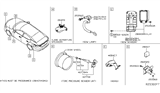 Diagram for 2019 Nissan Sentra TPMS Sensor - 40770-3AN1D