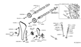 Diagram for Nissan Rogue Sport Timing Chain Tensioner - 13070-5TA0A