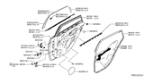 Diagram for 2018 Nissan Sentra Weather Strip - 82830-4AF2A