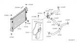 Diagram for 2014 Nissan Sentra Radiator Hose - 21502-3SH0A