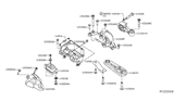 Diagram for Nissan Sentra Motor And Transmission Mount - 11210-9AM0A