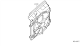 Diagram for 2018 Nissan Sentra A/C Condenser Fan - 21481-9AP0A