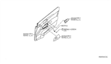 Diagram for 2014 Nissan Sentra Armrest - 80961-3SG0B